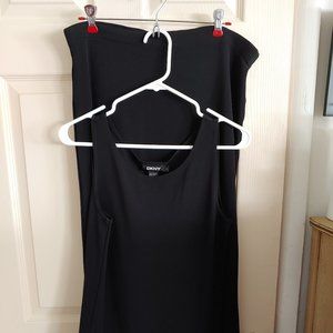 Vintage Donna Karan tank & skirt